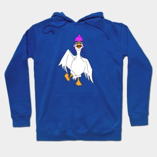 Dancing Goose Cartoon Hoodie